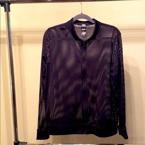 victoria sport mesh zip up jacket